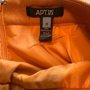 APT 9 size 10 Marigold skirt. Satin lined.  New with tags